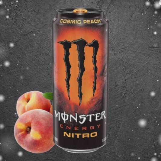 Monster Nitro Cosmic Pêche 500ml